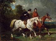 Alfred Dedreux Ride oil painting